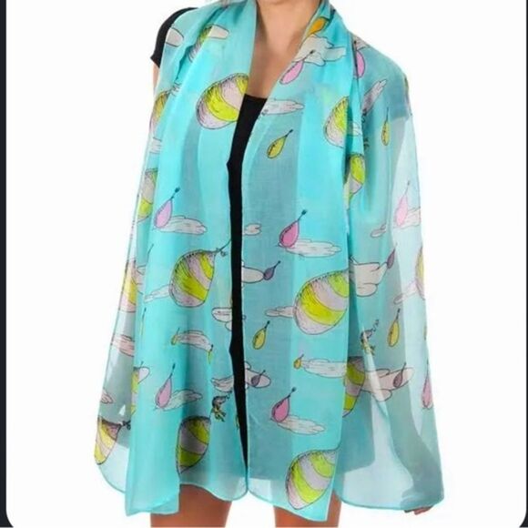 Dr. Suess Oh The Places You’ll Go Book Scarf Back to School Reading Suessical - Picture 1 of 6